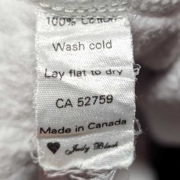 Judy Black Pullover Loose Turtleneck Made in Canada, Large - Picture 5 of 5